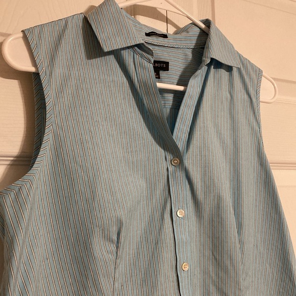 Talbots Button Down Blouse - Picture 3 of 6